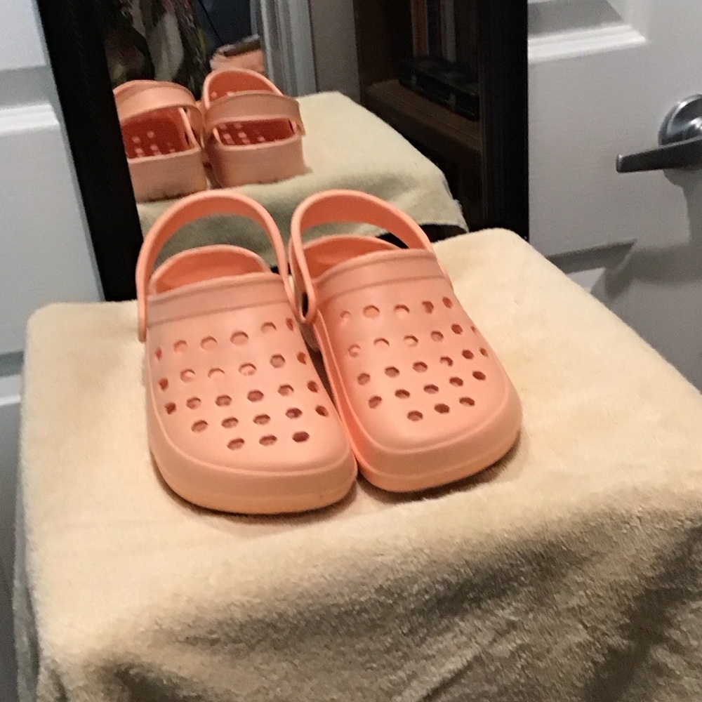 Kids Peach Clog Sandals - Comfortable Slip-On Shoes